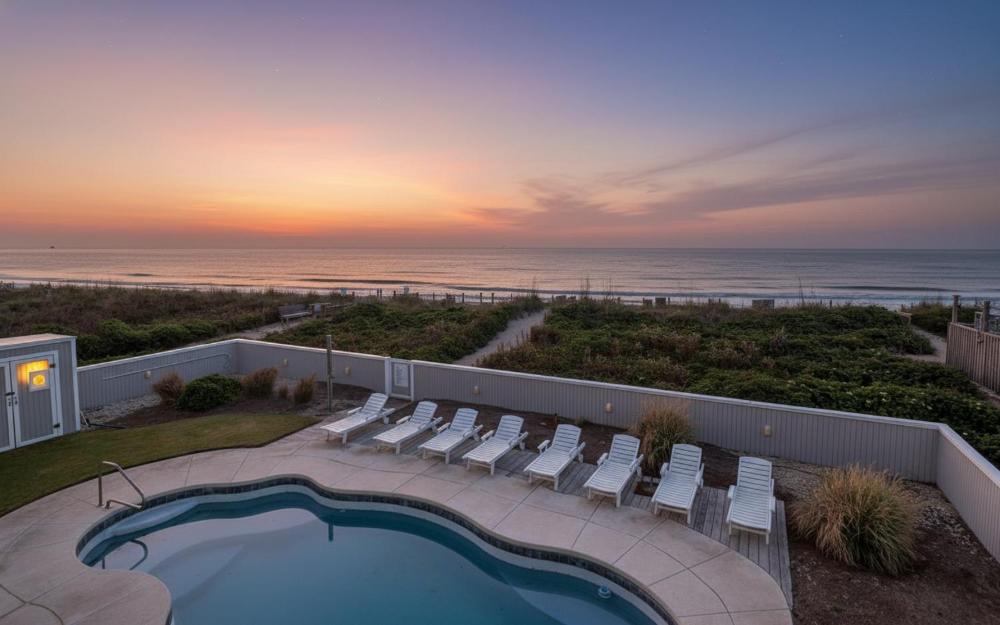 Frankly My Dear - Duck, Oceanfront, Elevator, Wheelchair Friendly, Pool Table, Pool, Hot Tub, Flex Stays
